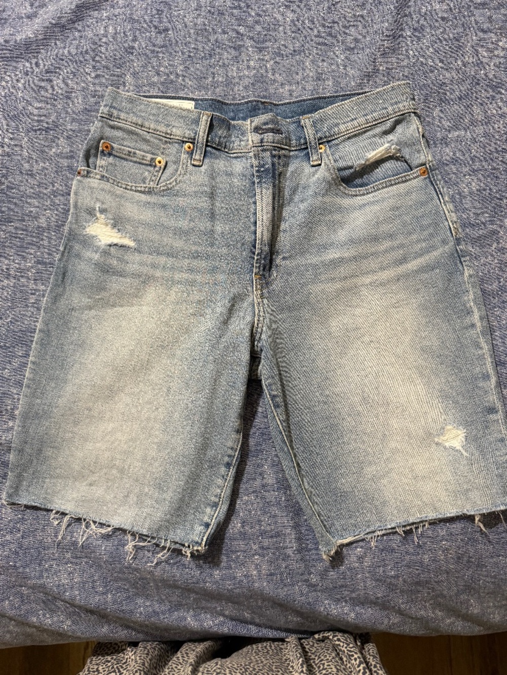 Denim shorts
